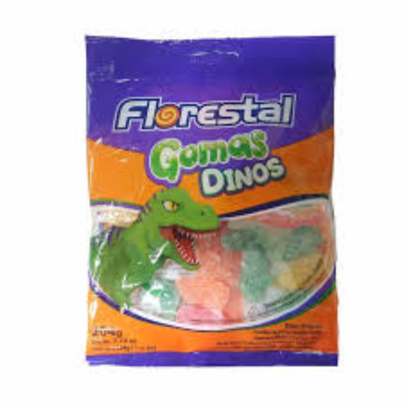 BALA DE GOMA FLORESTAL 204G DINOS