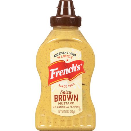 Mostarda spicy brown frenchs 340g