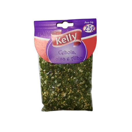 Tempero cebola/salsa e alho kelly 25g