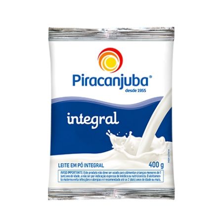 Leite po piracanjuba 400g integral