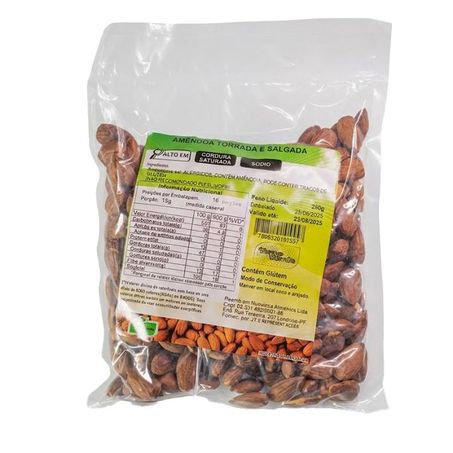 AMENDOA TORRADA E SALGADA 250G