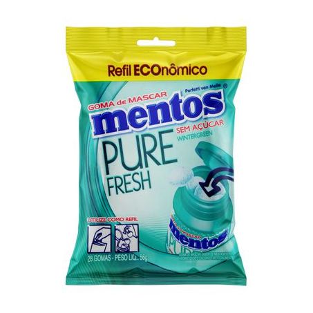 Bala Mentos Pure Fresh Wintergreen 56G