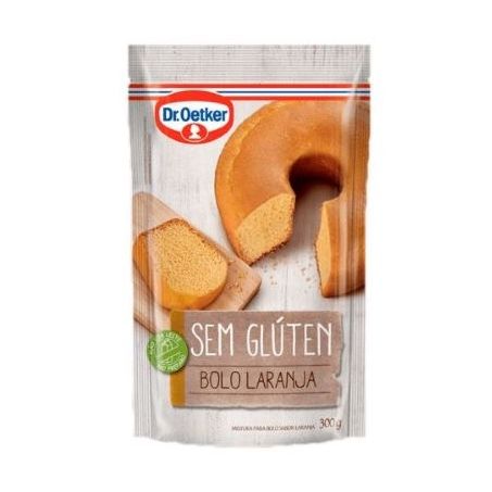 Mistura Para Bolo Dr. Oetker Sem Glúten Sabor Laranja Embalagem 300G
