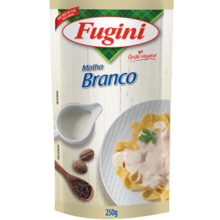 Molho fugini 250g sache vegano branco