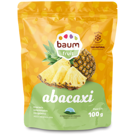 Fruta Baum Fruit 100g Congelada Abacaxi