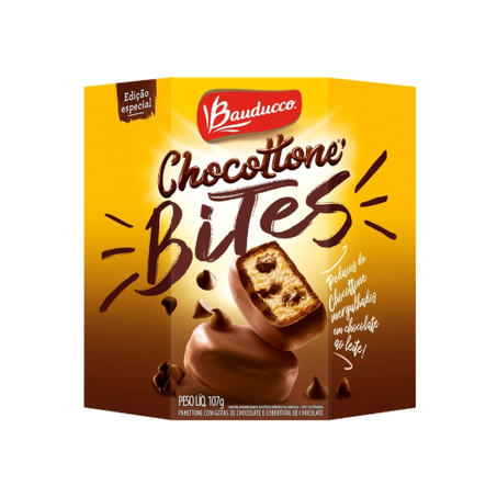 Panetone Bauducco Bites Chocottone 107G