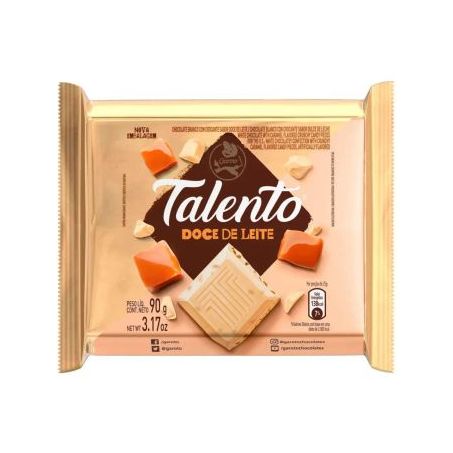 CHOC BAR TALENTO 90G BCO DOCE LEI