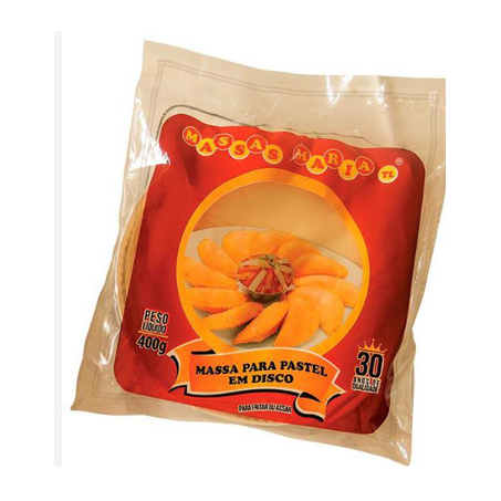 MASSA DE PASTEL DISCO MASSAS MARIA 400G