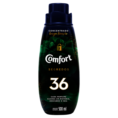Amaciante de Roupas Comfort Segredos Frasco 500ml