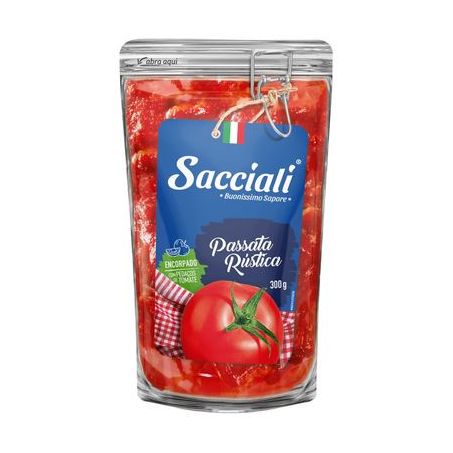 PASSATA SACCIALI TOMATE SACHE RUSTICA 300G