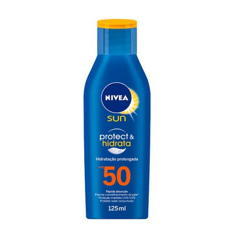 Protetor solar nivea locao f50 125ml