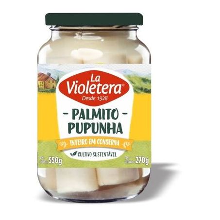 Palmito pupunha inteiro lv 270g