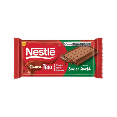 CHOCOLATE NESTLE CHOCOTRIO AVELA 90G