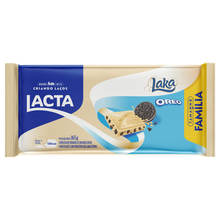 Chocolate lacta laka oreo 165g