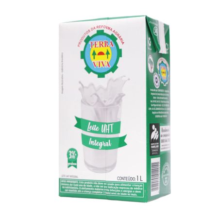 Leite UHT Integral Terra Viva Caixa 1lt 360-35