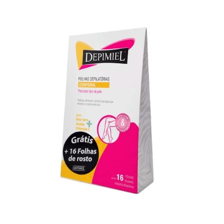 FOLHAS DEPIL COPORAL DEPIMIEL C/16F