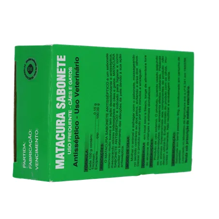 Sabonete Antisséptico para Animais Matacura 90G 360-14