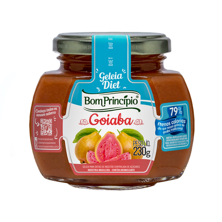GELEIA DIET DE GOIABA 230G BOM PRINCIPIO