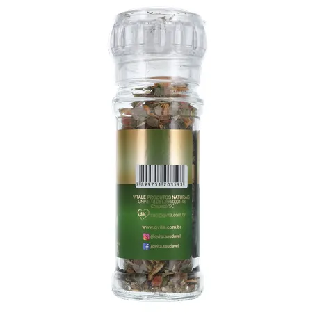 Tempero q-vita para salada c-s moedor 360-12