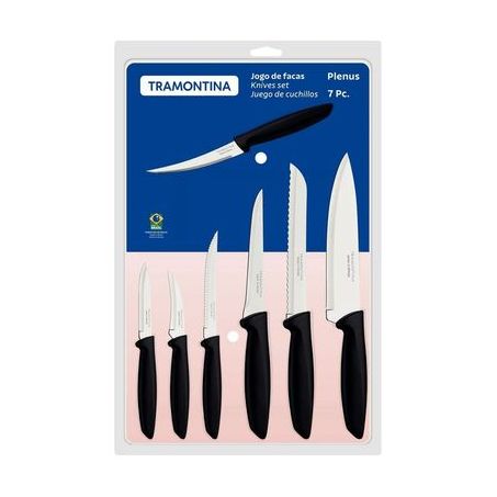 TRAMONT PLENUS CJ Faca 7 PC PRETO