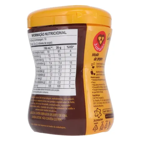 Cappuccino 3 Corações Avelã Pt 200g 360-16