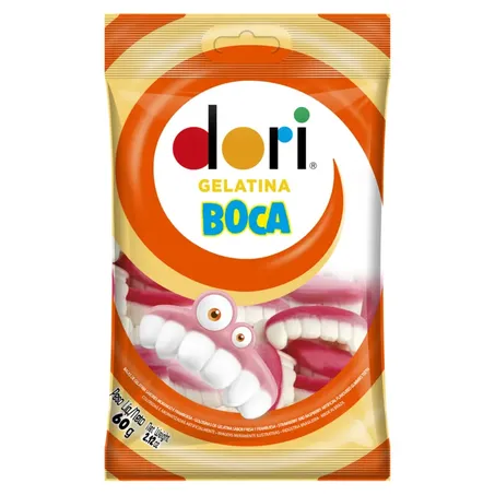 BALA DE GELATINA BOCA DORI 60 G                   