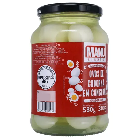 Ovos de codorna manu 300g 360-31