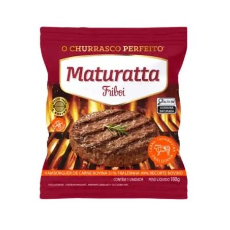 Hamburguer friboi maturatta 180gr fraldinha