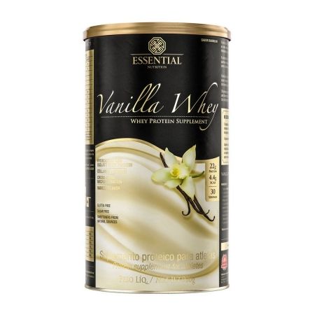 Vanilla Whey Lata Essential 750g 360-1