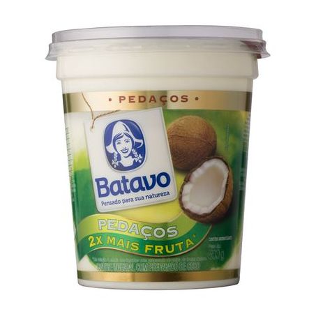 Iogurte Batavo com Pedaços de Fruta Coco Pote 500G