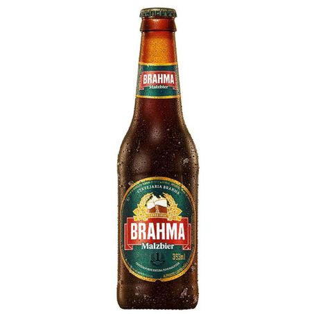 Cerveja brahma 355ml long nekc malzbier un