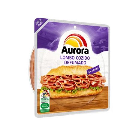 Lombo aurora bem leve 200g. fatiado