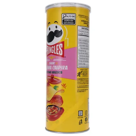 SALGADINHO BATATA PRINGLES GOSTINHO BRAZUCA GALINHA CAIPIRA LATA 100G 360-4
