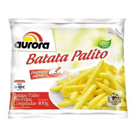 Batata Congelada Aurora Palito Pacote 400G