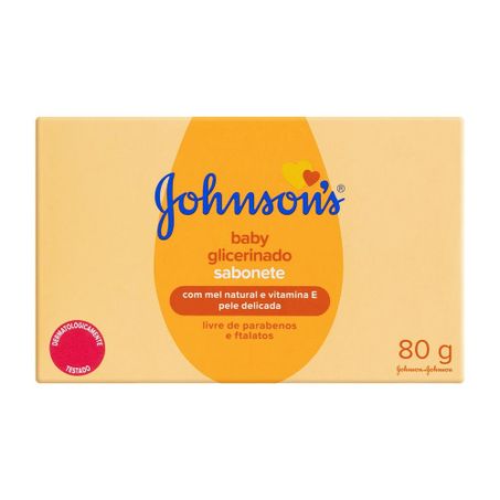 Sabonete barra johnsons 80g inf glicerina