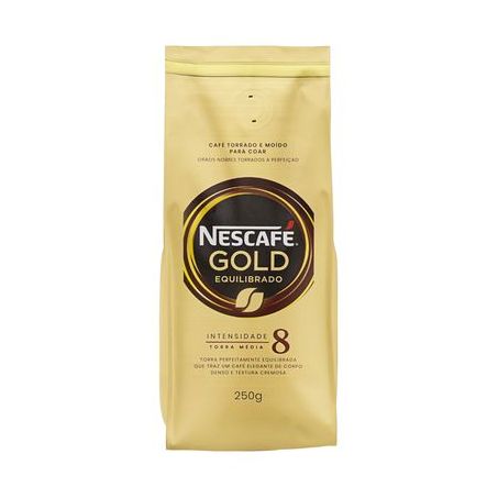 Café Torrado e Moído para Coar Nescafé Gold Equilibrado Pacote 250gr