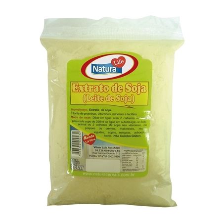 Extrato De Soja Natura Life Leite 250G
