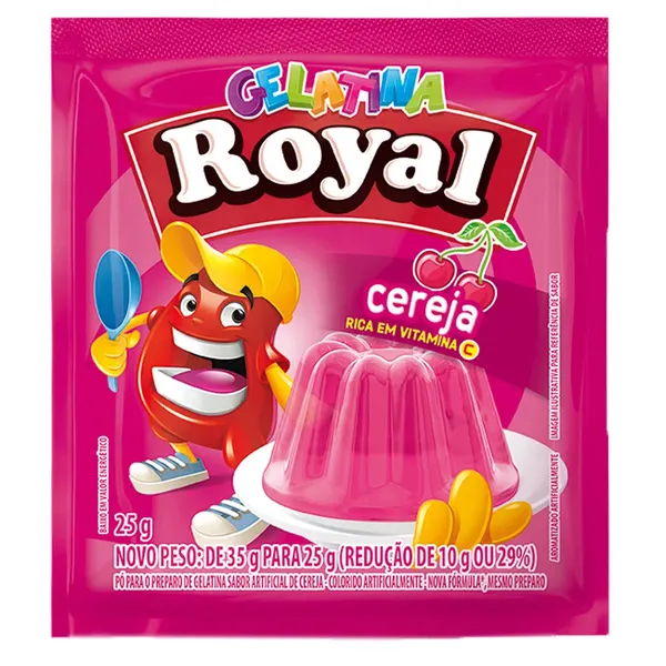 Gelatina Royal Cereja 25g | Miller Supermercados