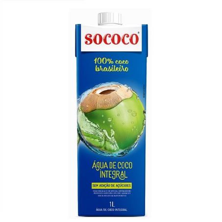 Água de coco sococo caixa 1l