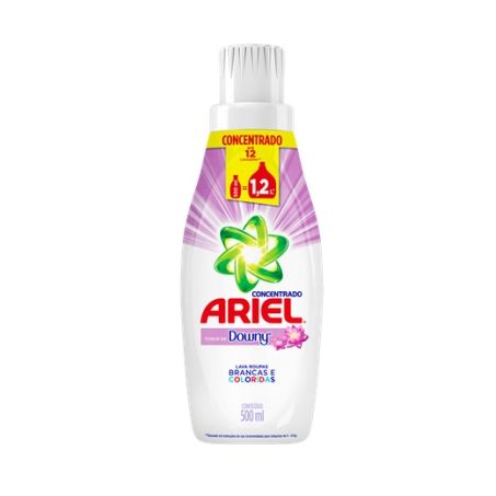 LAVA ROUPA ARIEL 500ML LIQ CONC TQ DOWNY