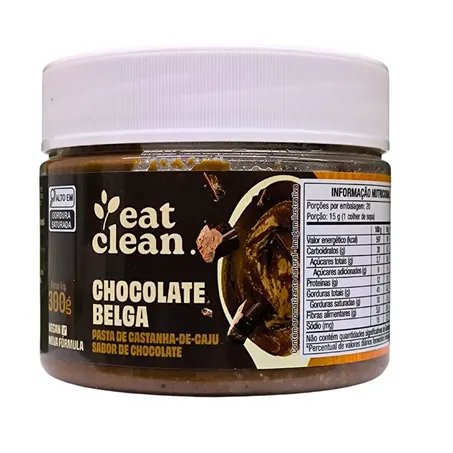 PASTA DE CASTANHA DE CAJU SABOR CHOCOLATE 300G - EAT CLEAN