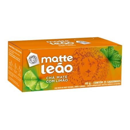 Chá mate leão de limão 40g