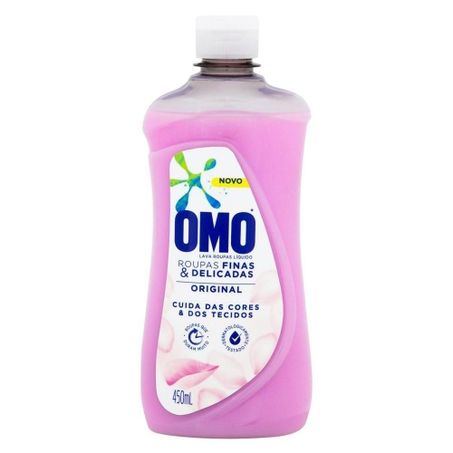 Lava roupas omo roupas delicadas e finas 450ml