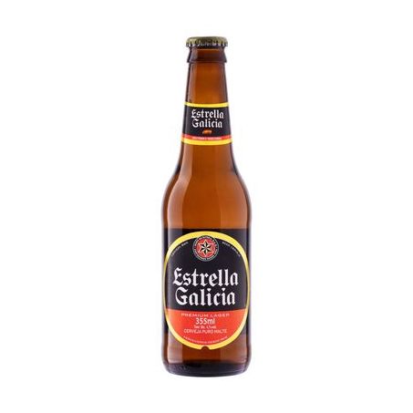 Cerveja Puro Malte Estrella Galicia Lager Long Neck 355ml