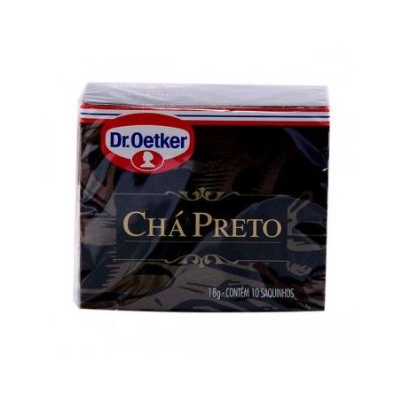 Chá dr.oetker preto c/10 18g