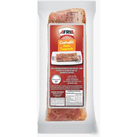 Contrafilé suíno temperado afrib kg