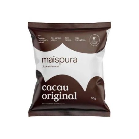 PIPOCA MAIS PURA 50G CACAU ORIGINAL