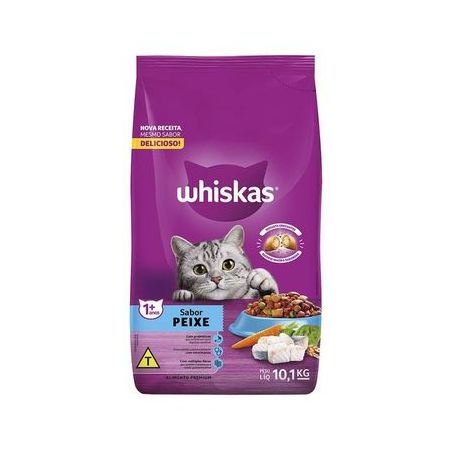 RACAO GATO WHISKAS PEIXE 10,1KG