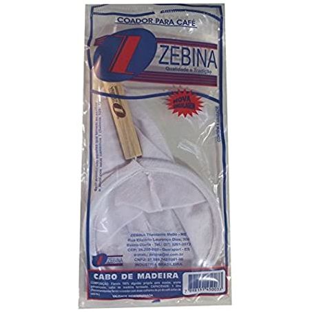 Coador cafe zebina flanela 11cm cb mad