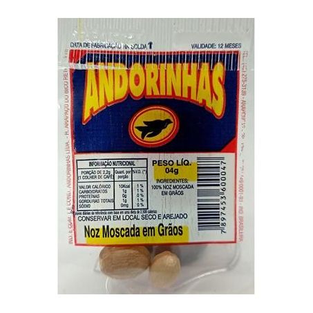 Noz Moscada Andorinhas 4g Graos